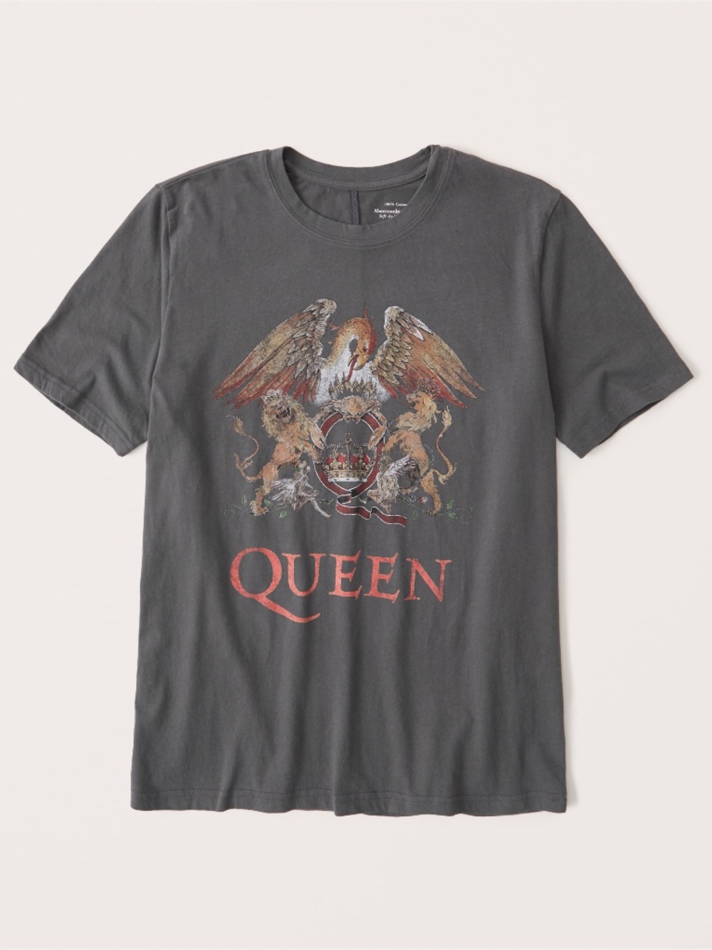 Abercrombie Women's Queen Graphic Tee - Medium